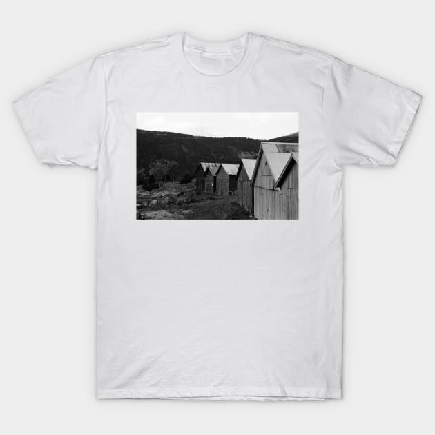 Norwegian Boat Houses T-Shirt by ztrnorge